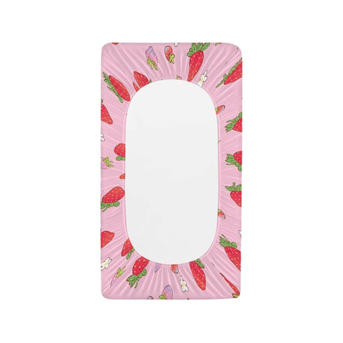 Strawberry Changing Pad Cover for Baby Soft Baby Diaper Change Table Pad Covers Washable Changing Pads Liners for All
