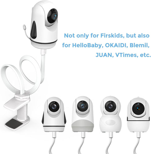 Baby Monitor Mount, Universal Baby Monitor Mount for HB6550/HB65/...(White)