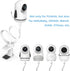 Baby Monitor Mount, Universal Baby Monitor Mount for HB6550/HB65/...(White)