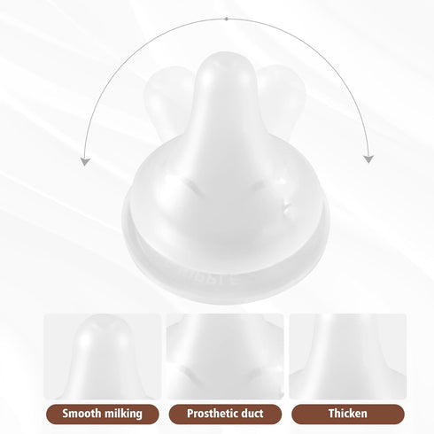 8oz (Pack 2)) Glass Baby Bottles with Natural Response Nipple Size M - Anti Colic Baby Bottles Wide Neck Slow Flow Baby