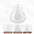8oz (Pack 2)) Glass Baby Bottles with Natural Response Nipple Size M - Anti Colic Baby Bottles Wide Neck Slow Flow Baby