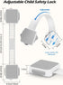 TTMALL 6 Pack 3M Baby Proofing Safety Locks Child Safe for Cabinet Drawer Fridge Oven Dishwasher Doors, Toilet Seat