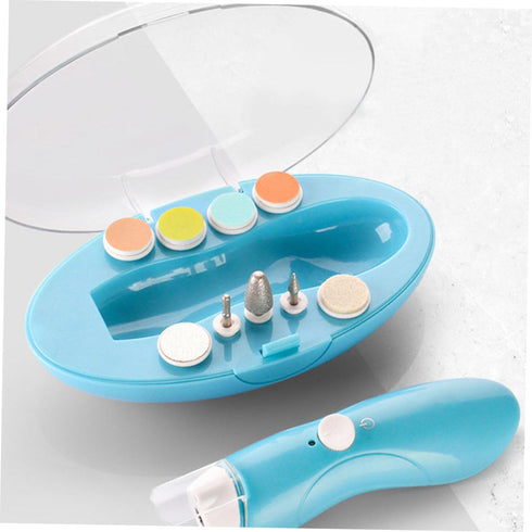 MERRYHAPY Rechargeable Electric Nail Polisher Kit for Adults Boy Girl and Pets Multifunctional Nail Grinding Machine
