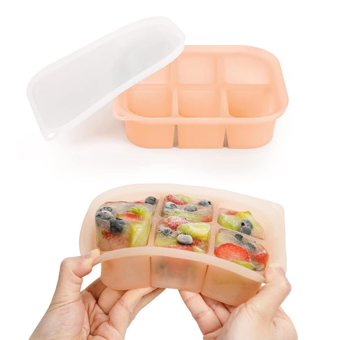 haakaa Silicone Baby Food Tray - Breastmilk Homemade Baby Food Mold -
