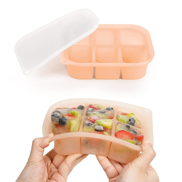 haakaa Silicone Baby Food Tray - Breastmilk Homemade Baby Food Mold -