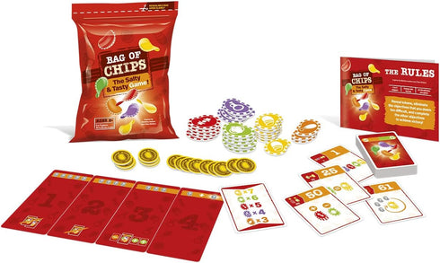 Blue Orange Games Bag of Chips Board Game - Family or Adult Party Strategy Board Game for 2 to 5 Players. Recommended for Ages 8 & Up.