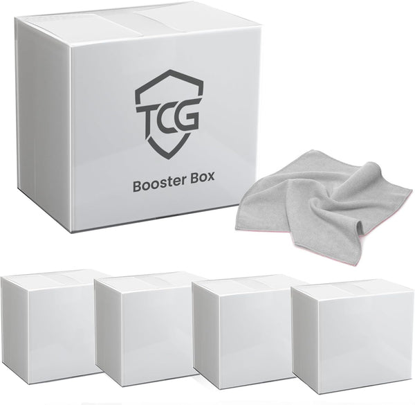TCGShield Booster Box Protector Case 10 Pack - 0.6mm PET Booster Box Display
