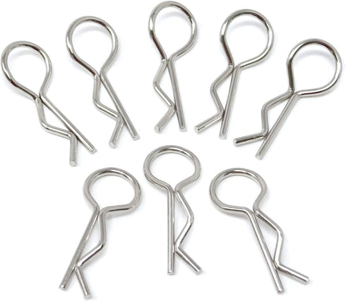 Honbay 100PCS 1/10 Metal Car Truck Buggy Shell Body Clips Pins for RC Vehicles
