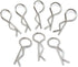Honbay 100PCS 1/10 Metal Car Truck Buggy Shell Body Clips Pins for RC Vehicles
