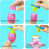 4 Pack Easter Eggs Light Up Spinning Tops with Flashing LED Lights for Kids Easter Basket Stuffers