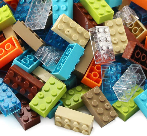 Feleph 320 Pieces 2x4 Bricks Multicolored Classic Parts Building Set, Creative Play Toy Accessories Compatible with 3001