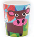 French Bull 4pc Kids Feeding Melamine Tableware Set - BPA Free, Dishwasher Safe, Durable Plate, Cup, Bowl, Divided