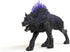 Schleich Eldrador Creatures Mythical Shadow Wolf Action Figure - Purple Coat and Translucent Back Crystals, Gift for