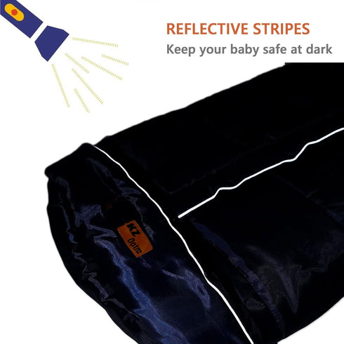 Stroller Footmuff, Winter Waterproof Bunting Bag with Adjustable Fixing Cords for All Strollers