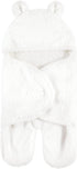 Hudson Baby Unisex Sherpa Baby Outdoor Stroller Sack Wrap, Cream, One Size