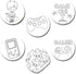 Color Your Own Game On! Video Game Themed Birthday Party Favor Sticker Labels, 90 Stickers for Crafts and Goodie Bags.