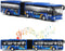 City Bus Die Cast Alloy Toy for Kids, Pull Back Metro Electric Bus with Sounds and Lights, Educational Gift for Ages 3+