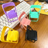 5Pcs Multicolour Mobile Phone Holder - Mini Folding Back Small Chair Model Dollhouse Accessories