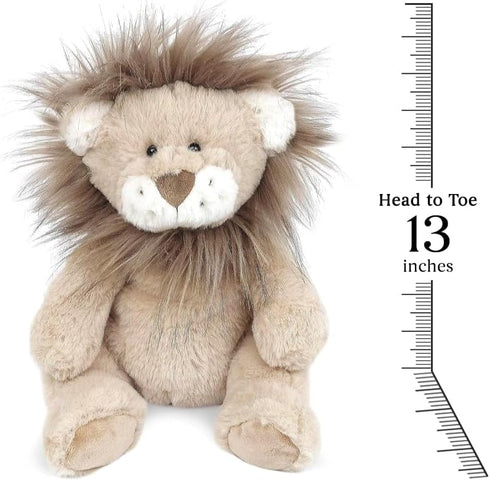 MON AMI Zuri The Lion Plush Stuffed Animal: 13” Floppy Toy, Great for Nursery Décor and Gifts for Kids