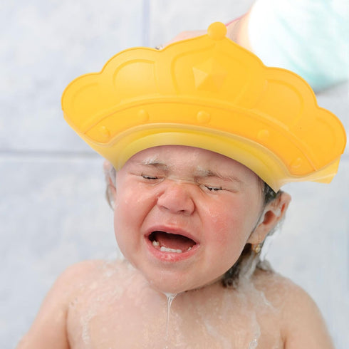 ibasenice Bath Hat for Toddlers Hair Washing Design Shampoo Shield for Boy Girl Keeps Hair Dry Ears Protected