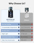 4 72H Water Warmer, HEYVALUE Baby Bottle Warmer, Formula Maker with Night Light, Temperature Control & Keep Warm