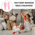 Set 4.72X1.57X0.78 Inches SUPVOX Baby Hair Brush and Comb for Newborns Infant Massage Comb with Circular Tooth Design