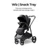 Mompush Snack Tray with Cup Holder for Mompush Wiz & Wiz Pro Stroller Only, Easy to Clean, Stroller Tray for Outings