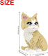 Set, 3D Kit,924 KLJM-05 Larcele Cat Micro Building Blocks Animal DIY Mini Building Toy Bricks Pieces (Golden Shorthair)