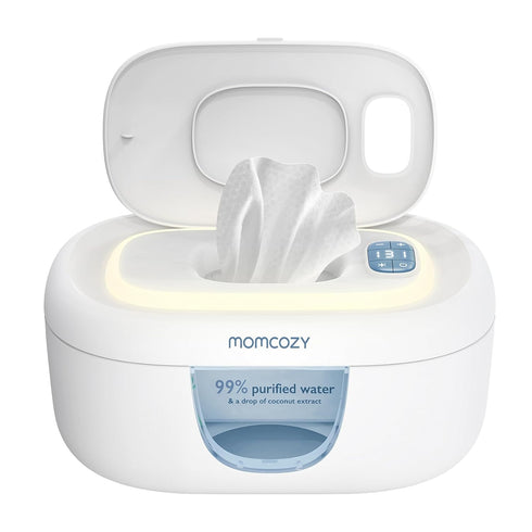 Momcozy Baby Wipe Warmer, Innovative Spring Design, Large Capacity Wipes Dispenser for