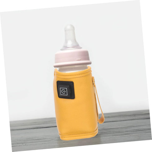 Portable USB Bottle Warmer with Temperature Modes Travel Milk Bottle Heating Sleeve for Intelligent Heat Preservation