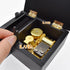 1/12 iLAND Piano Music Box & Miniature Violin w/Giftbox, Scale Accessories of Dollhouse Piano Room with Timeless Melody