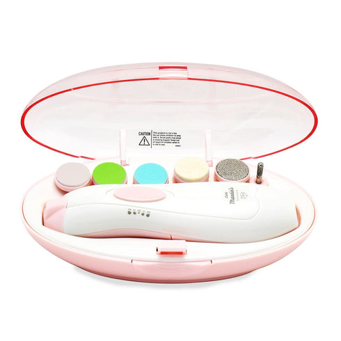 Little Martins Drawer Baby Nail Trimmer File with Light - Safe Electric Nail Clippers Kit