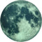 Glow in The Dark Moon Wall Decals 30cm Luminous Art Sticker for Kids Bedroom, Removable Adhesive