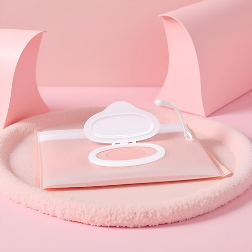 Myuiao 2Pcs Set White Baby Wipe Case Travel Holder Keeps Wipes Moist of Wet Diaper Wipes Holders Cases Portable Travel