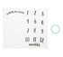 Kate & Milo Baby Monthly Milestone Blanket, Infant Milestone Markers, Newborn Photoshoot Photo Props, Baby Girl or Baby Boy Gift, Large Blanket by Kate & Milo