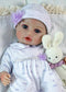 SCOM Baby Dolls, 16inch Realistic Baby Dolls Cute Soft Body Baby Doll