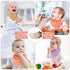 Muslin Baby Drooling Bibs, 10PCS Bandana Drool Bibs, Snap Muslin Cotton for Girls, Boys, Strong Water Absorption