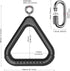 Dolibest Monkey Bars Trapeze Bar, Kids Playground Trapeze Bar Rings for Backyard Monkey Bars Ninja Course