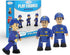 FUNERICA Toy Police Officer Set - 3 Pcs Detailed Little People Police Action Figures for Toddlers and Kids