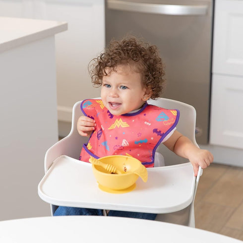 Bumkins Bibs for Girl or Boy, SuperBib Baby and Toddler, 6-24 Months, Essential for Eating and Feeding