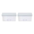 Ubbi Set of 2 Baby Wipes Dispensers with Weighted Plates and Secure