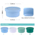 Set of 4 100% Silicone Baby Food Storage Containers, 5 oz Leak Proof Snack Containers with Airtight Lids