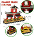 583 Set 6+ Building Blocks Toys Pieces Classic Train with Station Construction Brick Education Learning Toys for Kids