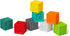 Infantino Squeeze and Stack Block Set - Colorful Textured Soft Blocks, Includes