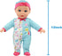 Little Darlings: 12" Bassinet Baby Doll Set - Teal, Pink, Stars - Soft Body Doll with Accessories for Kids Ages 2+