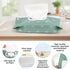 Cecliy 4 Pack Baby Wipe Dispenser, Reusable Portable Wipe Holder, Refillable Wet Wipes Container, Waterproof