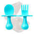 Grabease Baby & Toddler Utensils - BPA-Free & Phthalate-Free Cutlery Set - Spoons & Forks for Baby & Toddler