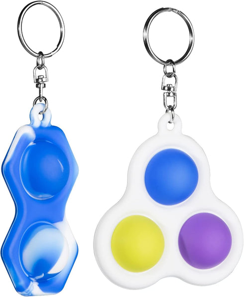 Cucue Simple Fidget Pop Toys - Portable, Calming Sensory Hand Toys for Fun & Stress Relief - Soft & Flexible Silicone