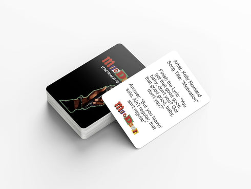 Mic Drop Epic Lyric Battles: 2000s Hip Hop & RnB Trivia Game - Celebrate Urban Beats and Culture