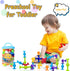 24 Set 1-3 4-8 Suction Bath Toys for Baby, Piece Starter Suction Cup Toys Stocking Stuffers Preschool Sensory Fidget